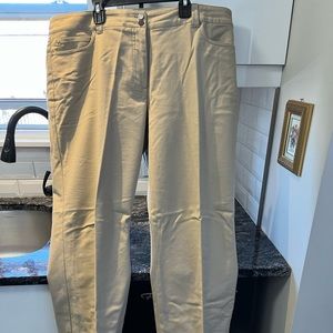 Beige Cotton Pant